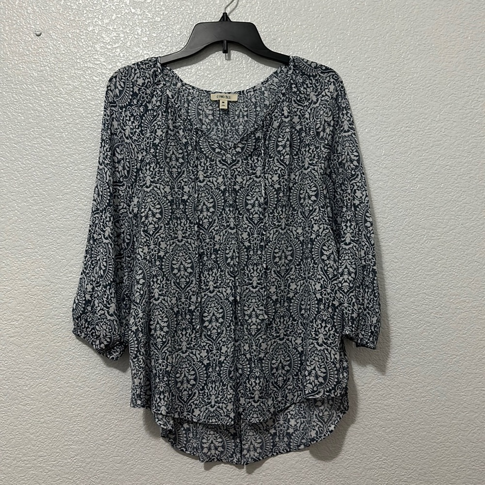 ❗️SOLD❗️como blu • flowy top